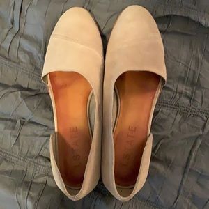 Tan/gray shoes
